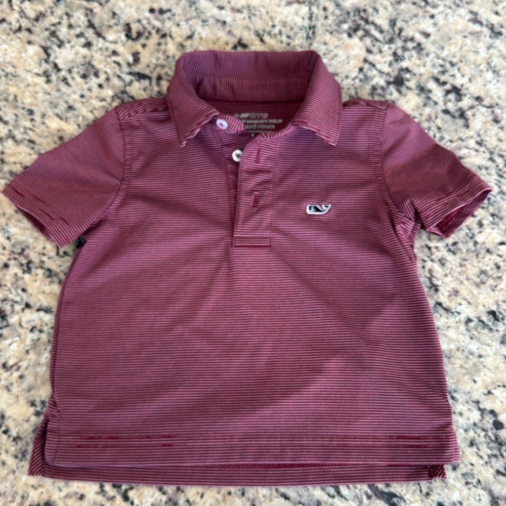Maroon Vineyard Vines polo